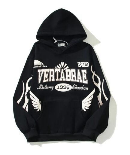 Vertabrae Black Clolor Hoodie