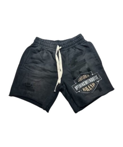 Vertabrae Black Emblem Shorts