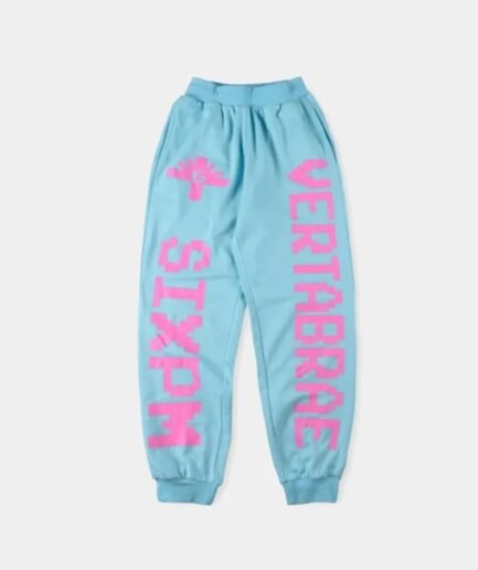 Vertabrae Double Logo Sweatpants Sky Blue