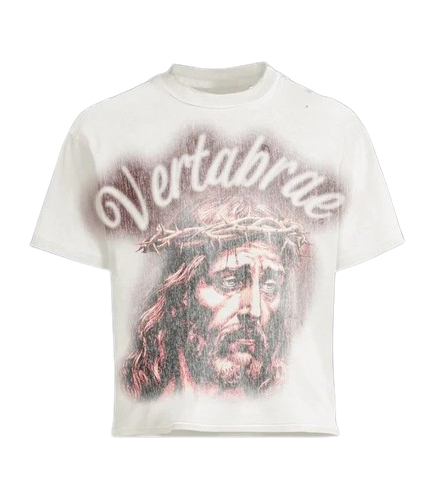 Vertabrae Jesus T-shirt White Color