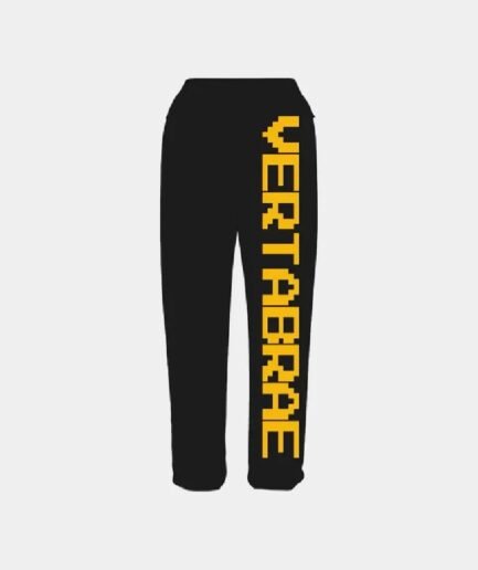 Vertabrae Logo Sweatpants Black/Yellow